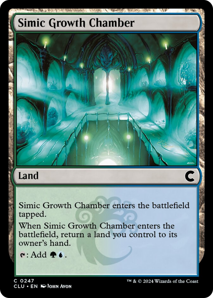Simic Growth Chamber [Ravnica: Clue Edition] | Good Games North