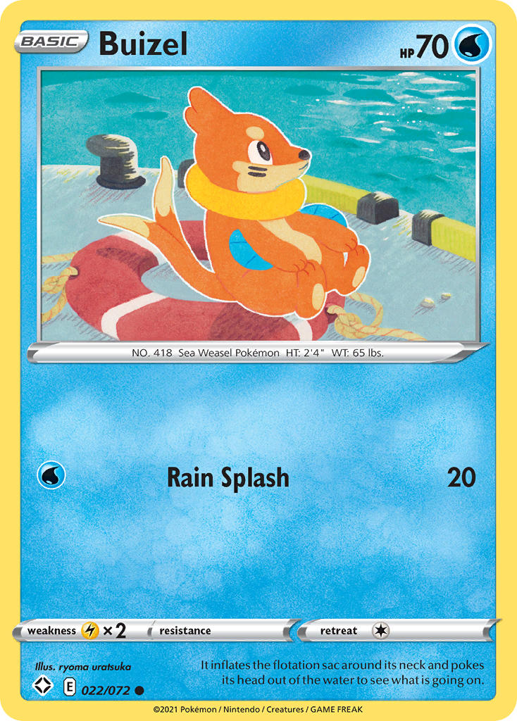 Buizel (022/072) [Sword & Shield: Shining Fates] | Good Games North