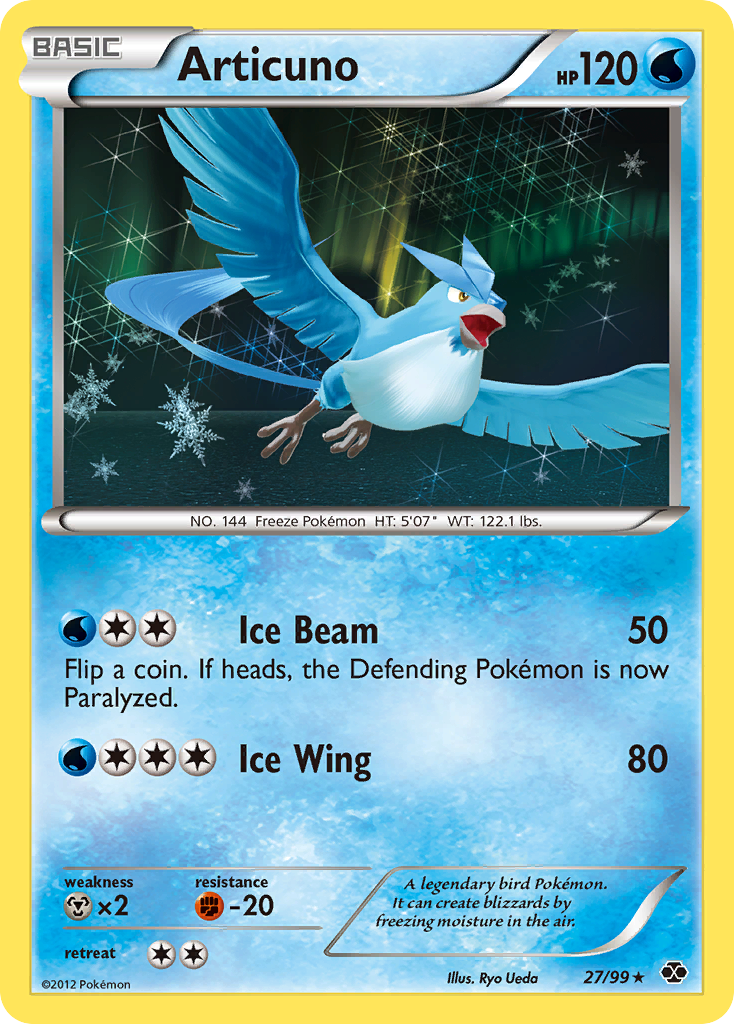 Articuno (27/99) [Black & White: Next Destinies] | Good Games North