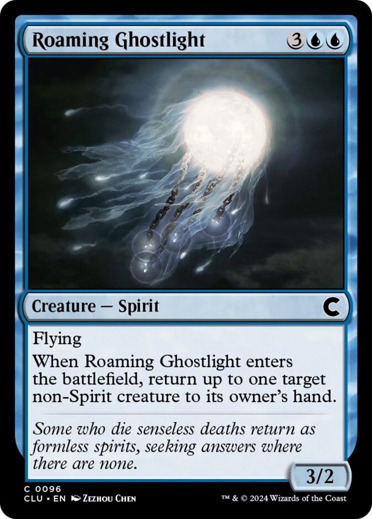 Roaming Ghostlight [Ravnica: Clue Edition] | Good Games North