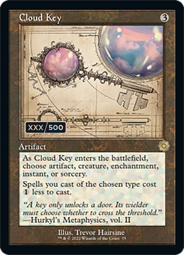 Cloud Key (Retro Schematic) (Serial Numbered) [The Brothers' War Retro Artifacts] | Good Games North