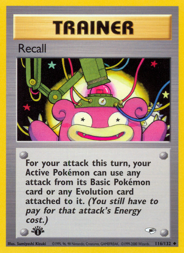 Recall (116/132) [Gym Heroes 1st Edition] | Good Games North