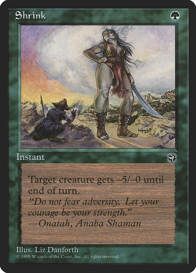 Shrink (Onatah Flavor Text) [Homelands] | Good Games North