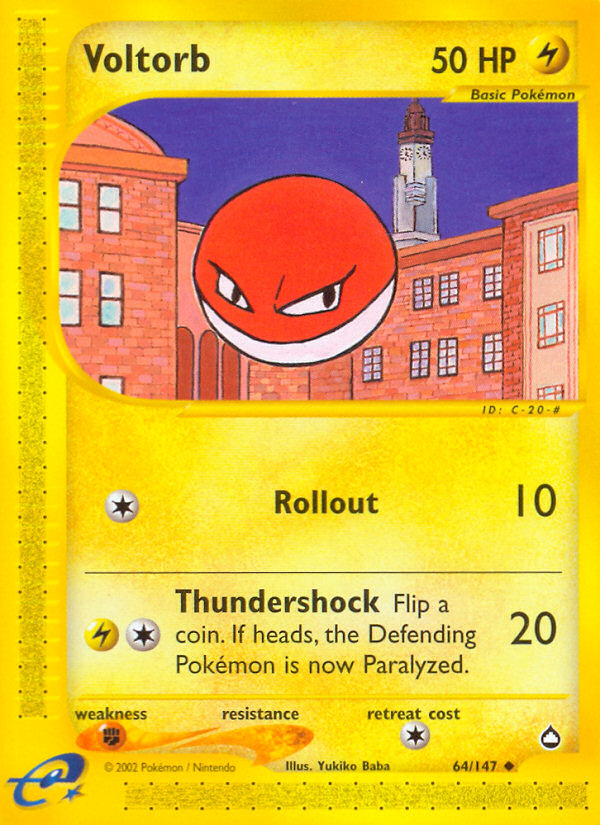 Voltorb (64/147) [Aquapolis] | Good Games North