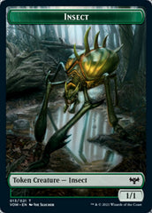 Insect // Slug Double-sided Token [Innistrad: Crimson Vow Tokens] | Good Games North