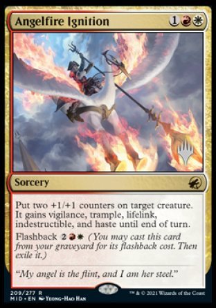 Angelfire Ignition (Promo Pack) [Innistrad: Midnight Hunt Promos] | Good Games North
