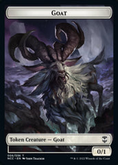 Zombie // Goat Double-sided Token [Streets of New Capenna Commander Tokens] | Good Games North