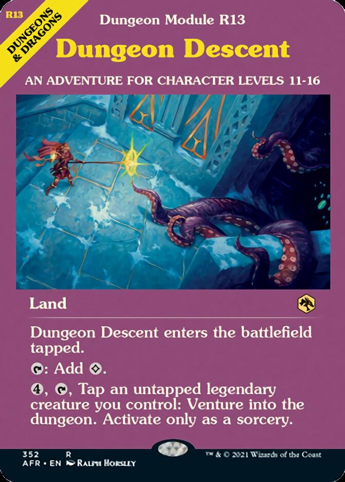 Dungeon Descent (Dungeon Module) [Dungeons & Dragons: Adventures in the Forgotten Realms] | Good Games North