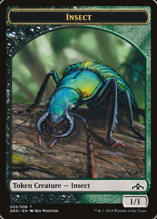 Insect Token [Guilds of Ravnica Tokens] | Good Games North