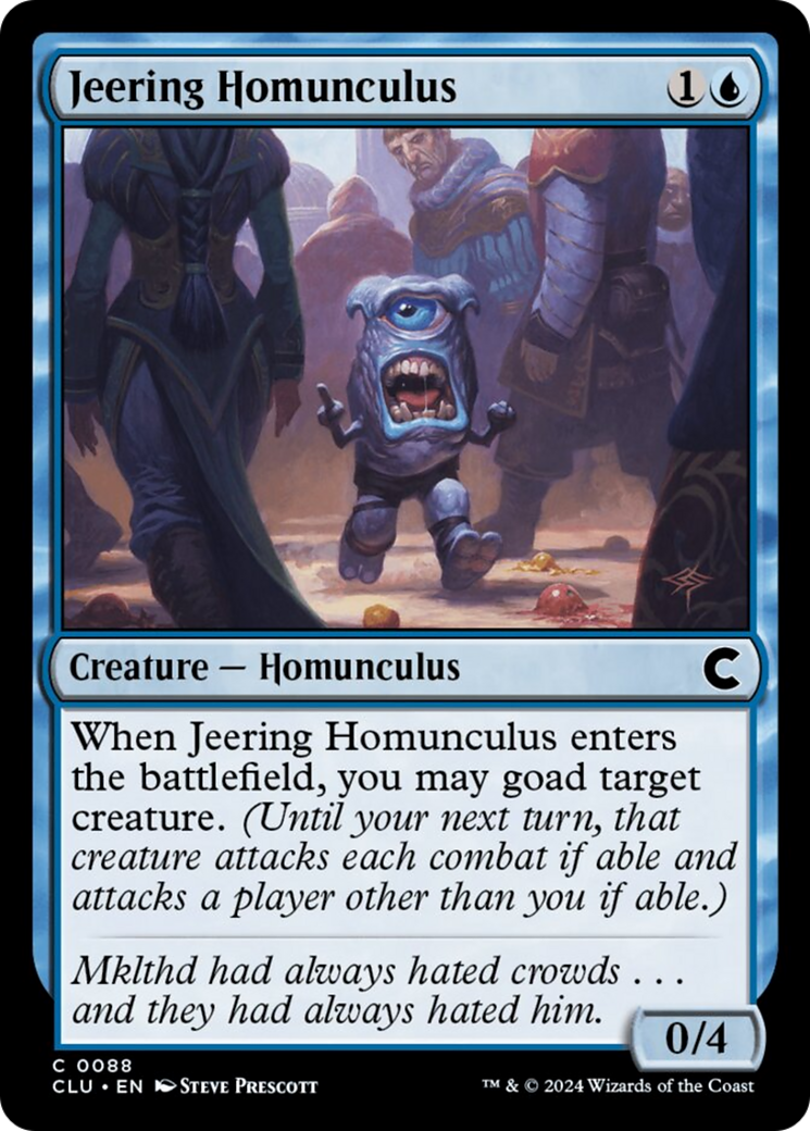 Jeering Homunculus [Ravnica: Clue Edition] | Good Games North