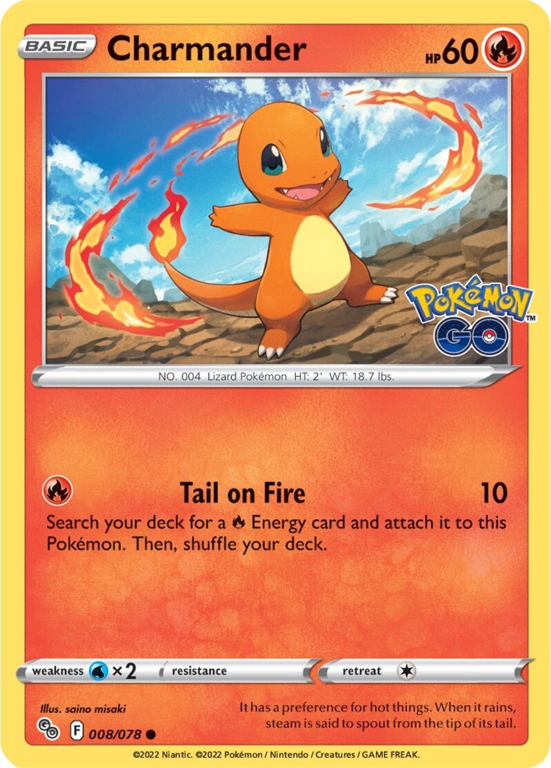Charmander (008/078) [Pokémon GO] | Good Games North