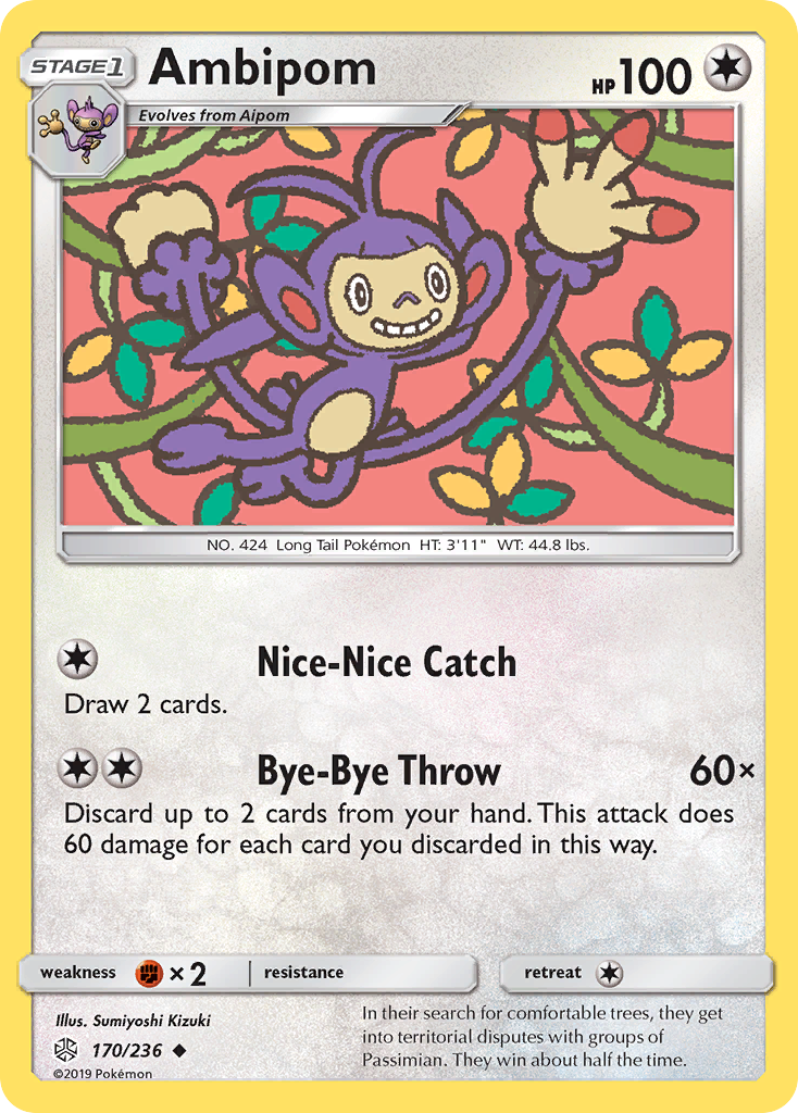 Ambipom (170/236) [Sun & Moon: Cosmic Eclipse] | Good Games North