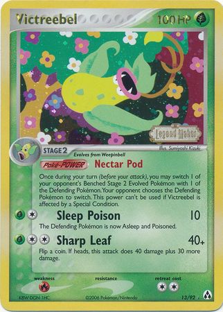 Victreebel (13/92) (Stamped) [EX: Legend Maker] | Good Games North