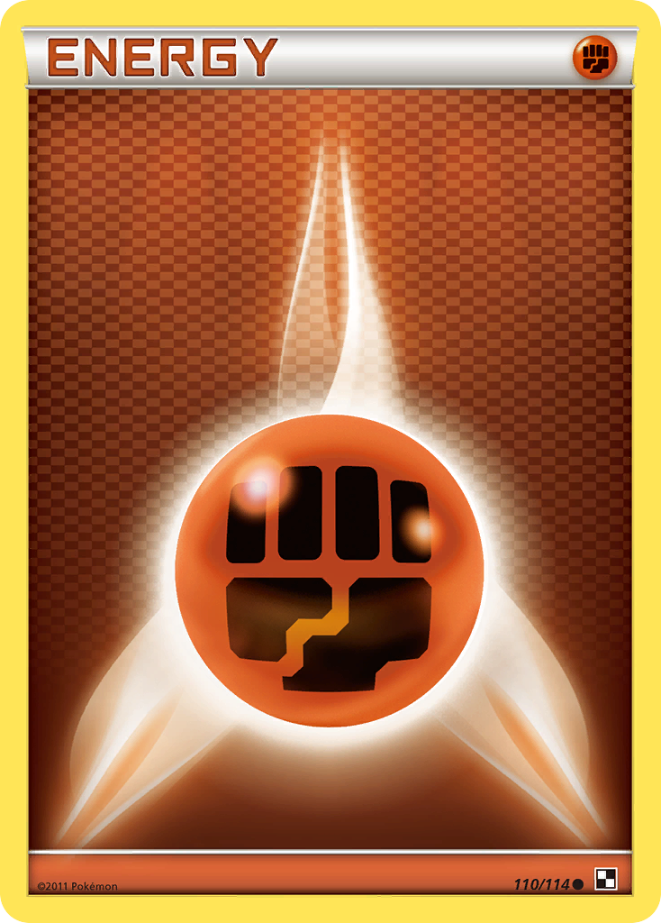 Fighting Energy (110/114) [Black & White: Base Set] | Good Games North