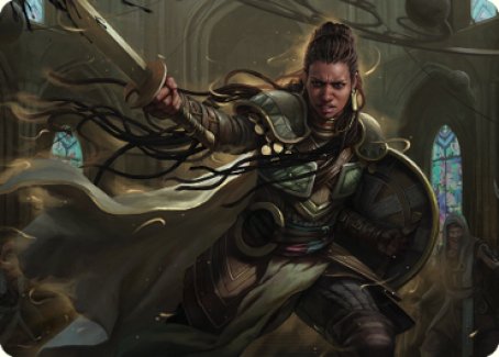 Shanna, Purifying Blade Art Card 1 [Dominaria United Art Series] | Good Games North