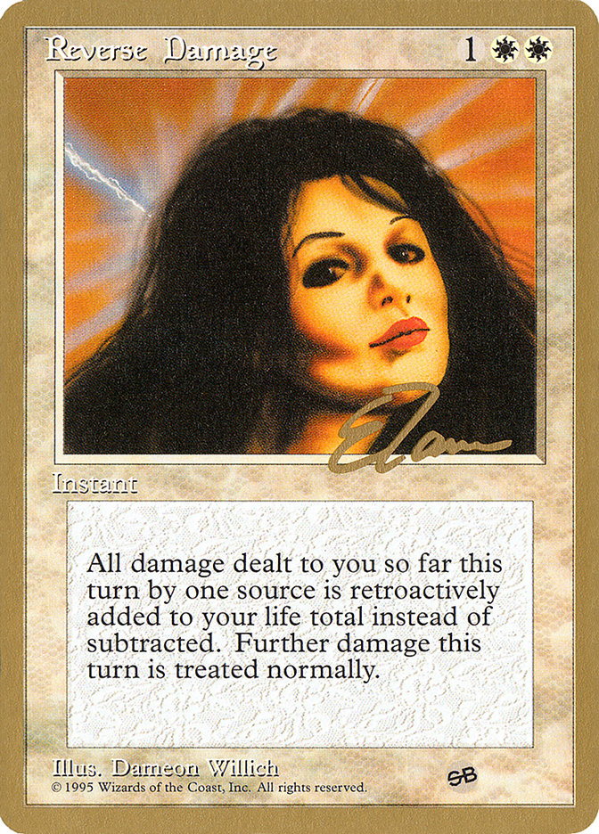 Reverse Damage (Eric Tam) (SB) [Pro Tour Collector Set] | Good Games North