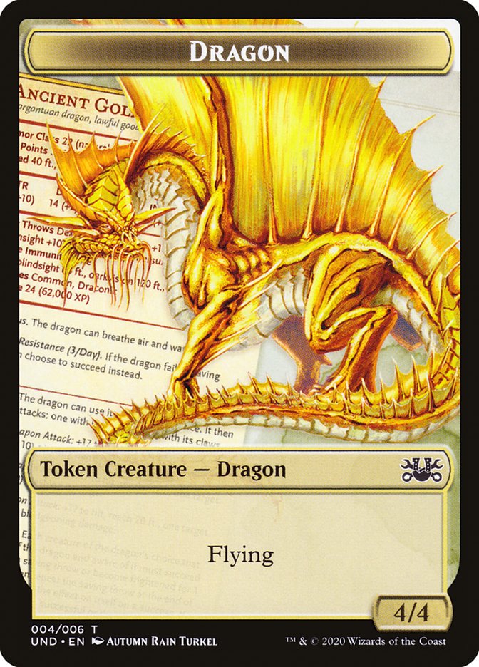 Beeble // Dragon Double-sided Token [Unsanctioned Tokens] | Good Games North