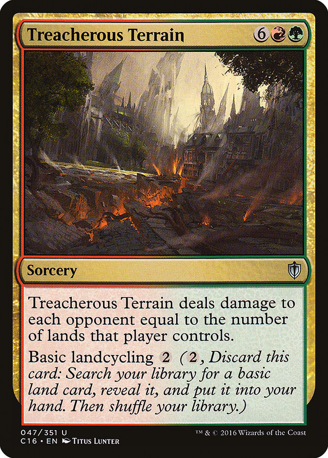 Treacherous Terrain [Commander 2016] | Good Games North