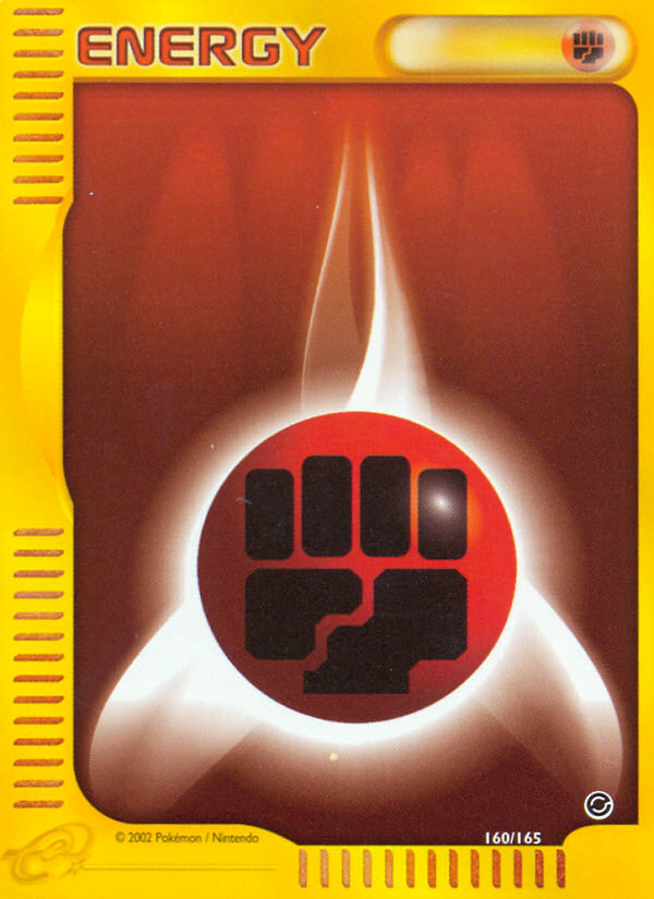Fighting Energy (160/165) [Expedition: Base Set] | Good Games North