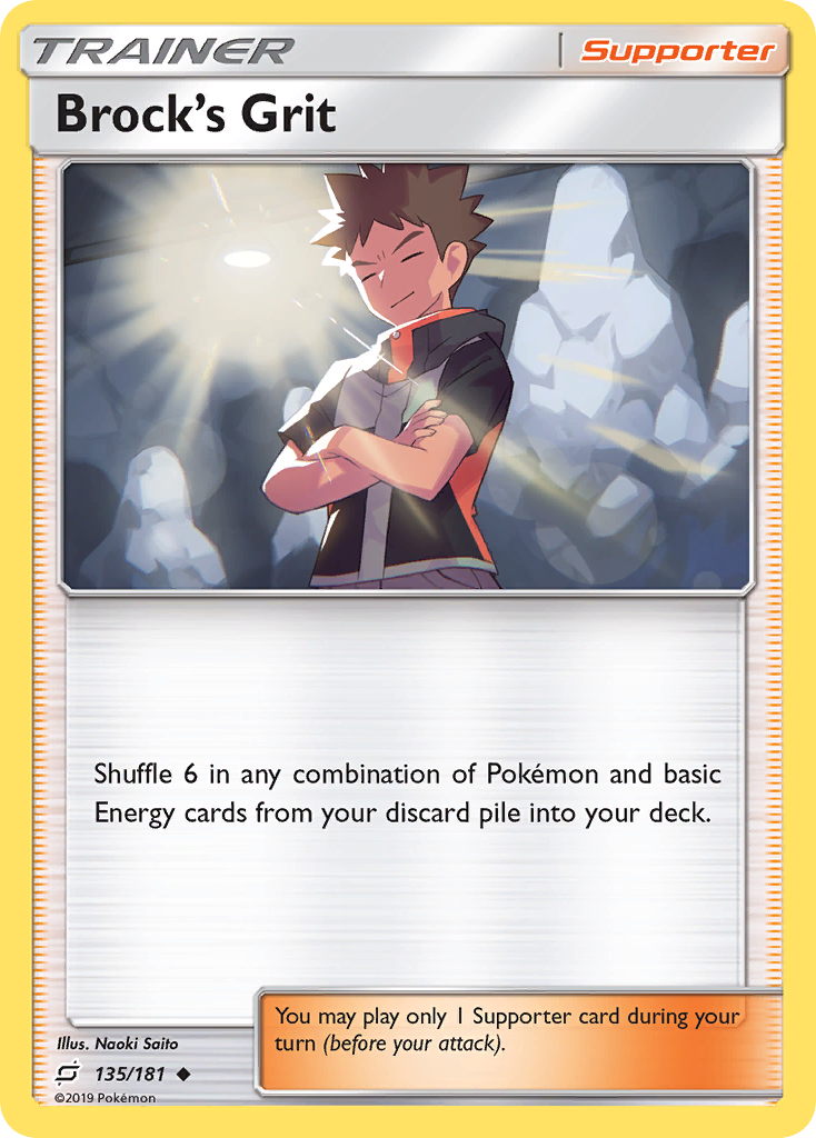 Brock's Grit (135/181) [Sun & Moon: Team Up] | Good Games North