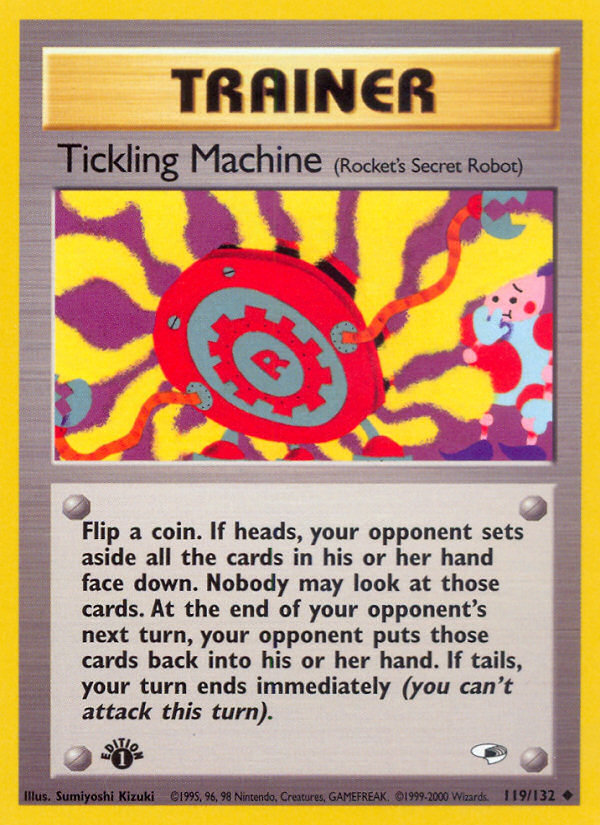 Tickling Machine (119/132) [Gym Heroes 1st Edition] | Good Games North