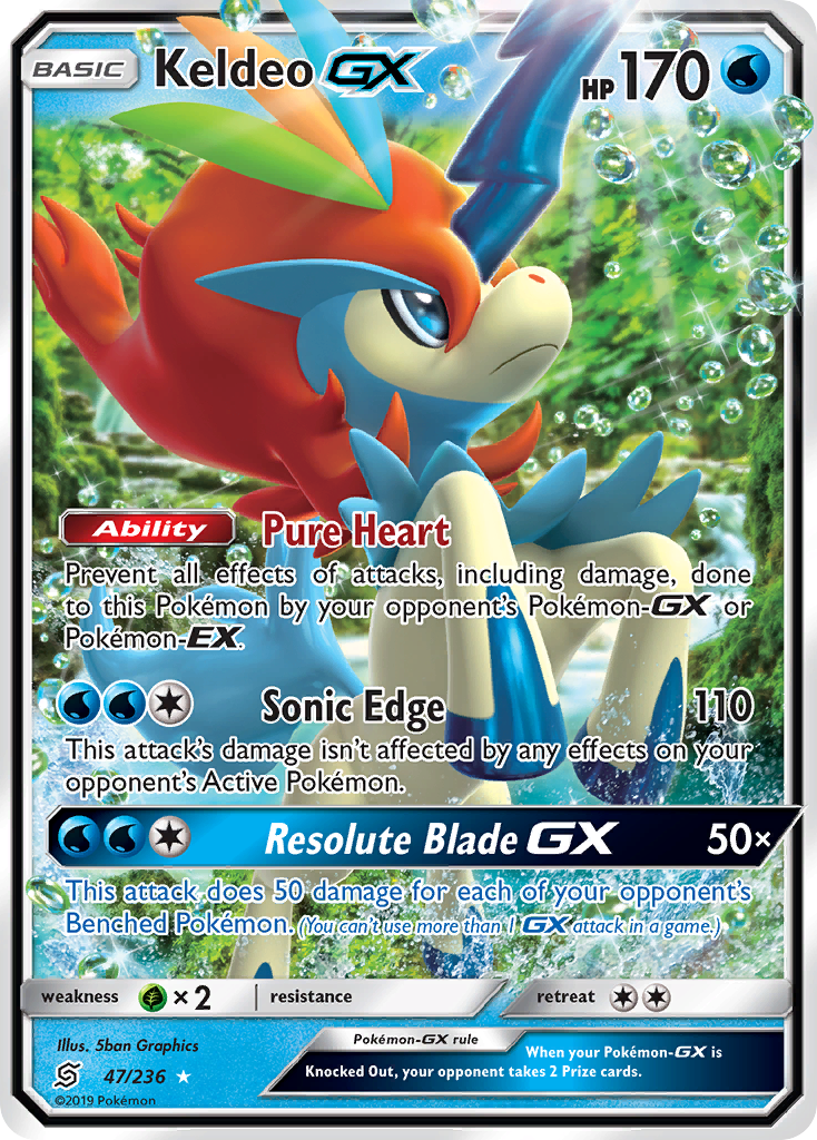 Keldeo GX (47/236) [Sun & Moon: Unified Minds] | Good Games North