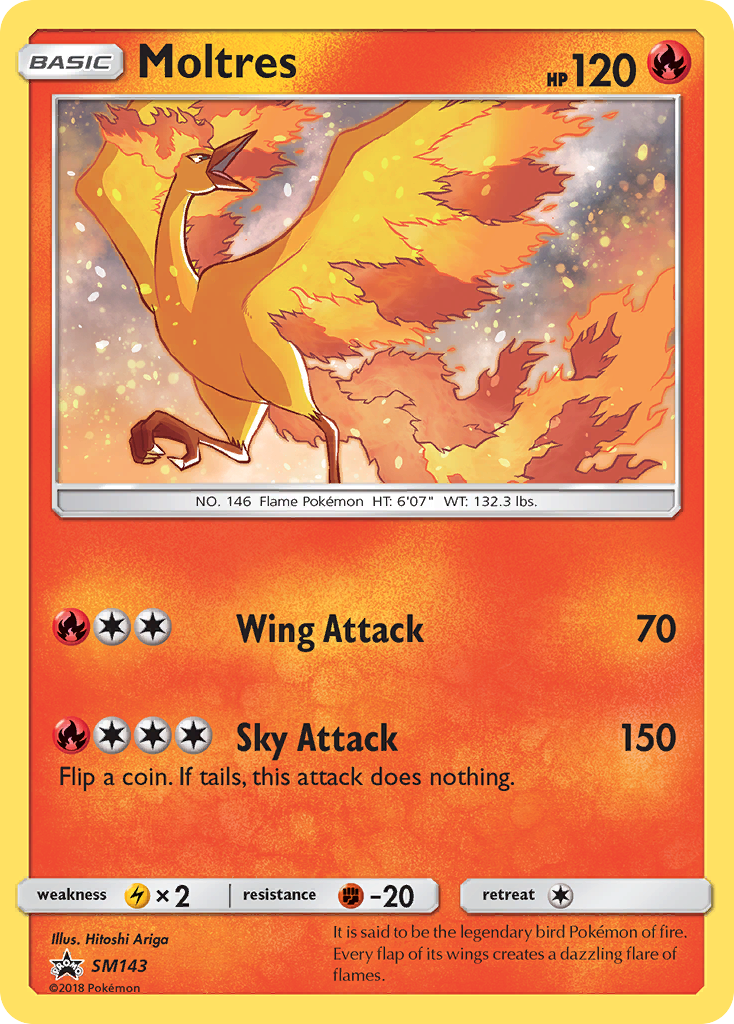 Moltres (SM143) [Sun & Moon: Black Star Promos] | Good Games North
