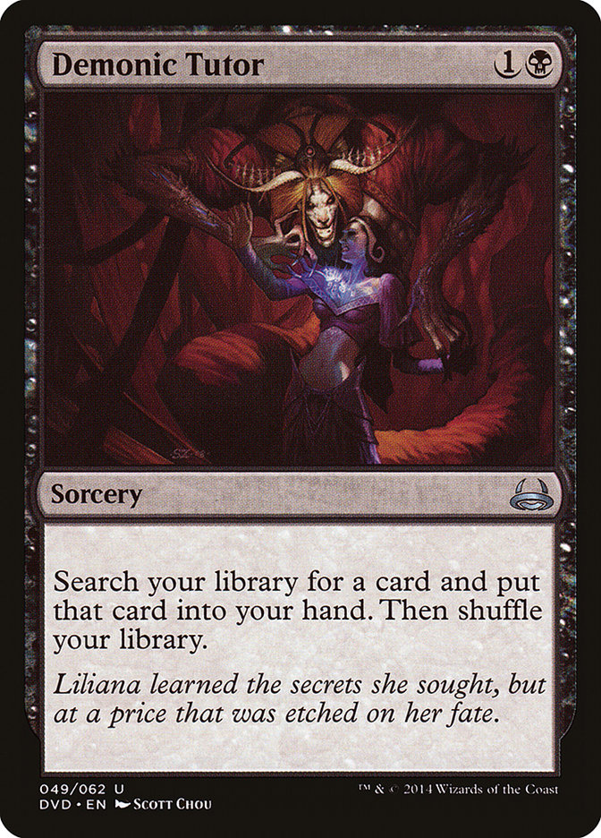 Demonic Tutor (Divine vs. Demonic) [Duel Decks Anthology] | Good Games North