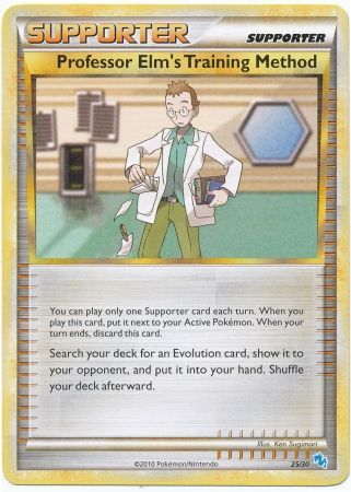 Professor Elm's Training Method (25/30) [HeartGold & SoulSilver: Trainer Kit - Gyarados] | Good Games North