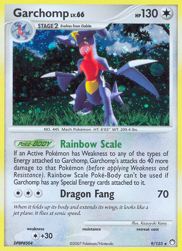 Garchomp (9/123) [Diamond & Pearl: Mysterious Treasures] | Good Games North