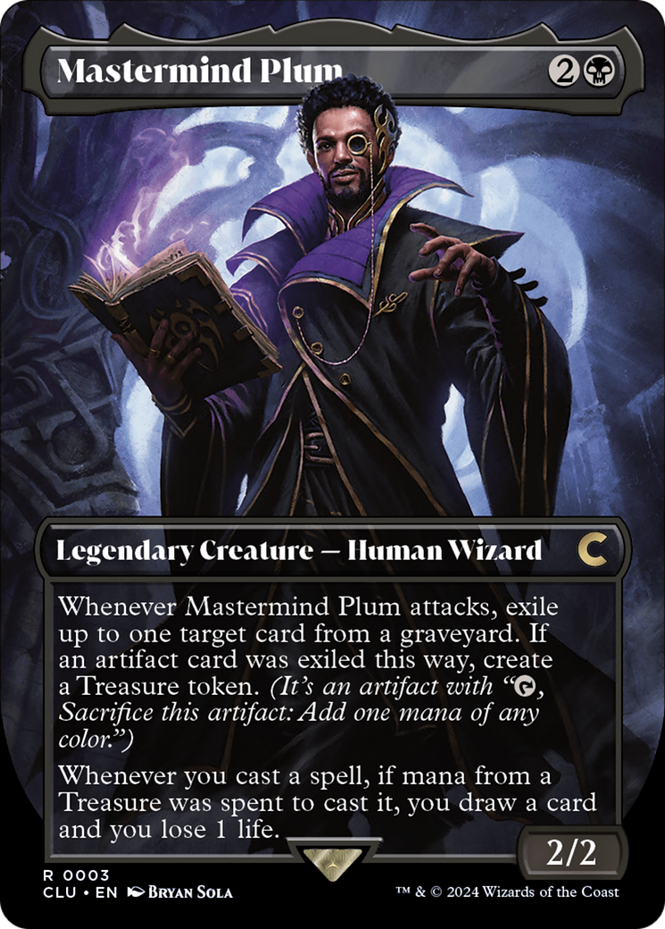 Mastermind Plum (Borderless) [Ravnica: Clue Edition] | Good Games North