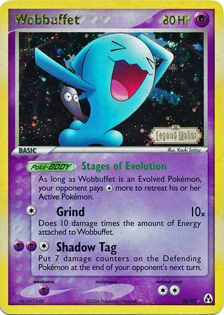 Wobbuffet (28/92) (Stamped) [EX: Legend Maker] | Good Games North