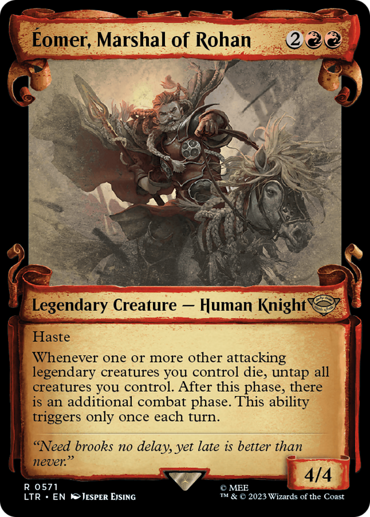 Eomer, Marshal of Rohan [The Lord of the Rings: Tales of Middle-Earth Showcase Scrolls] | Good Games North