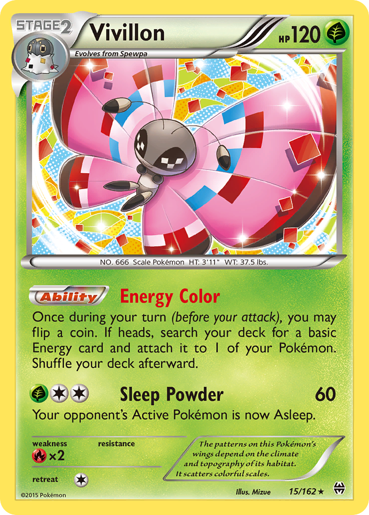 Vivillon (15/162) [XY: BREAKthrough] | Good Games North