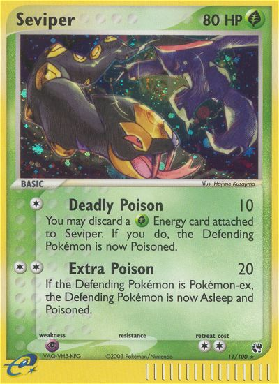 Seviper (11/100) [EX: Sandstorm] | Good Games North