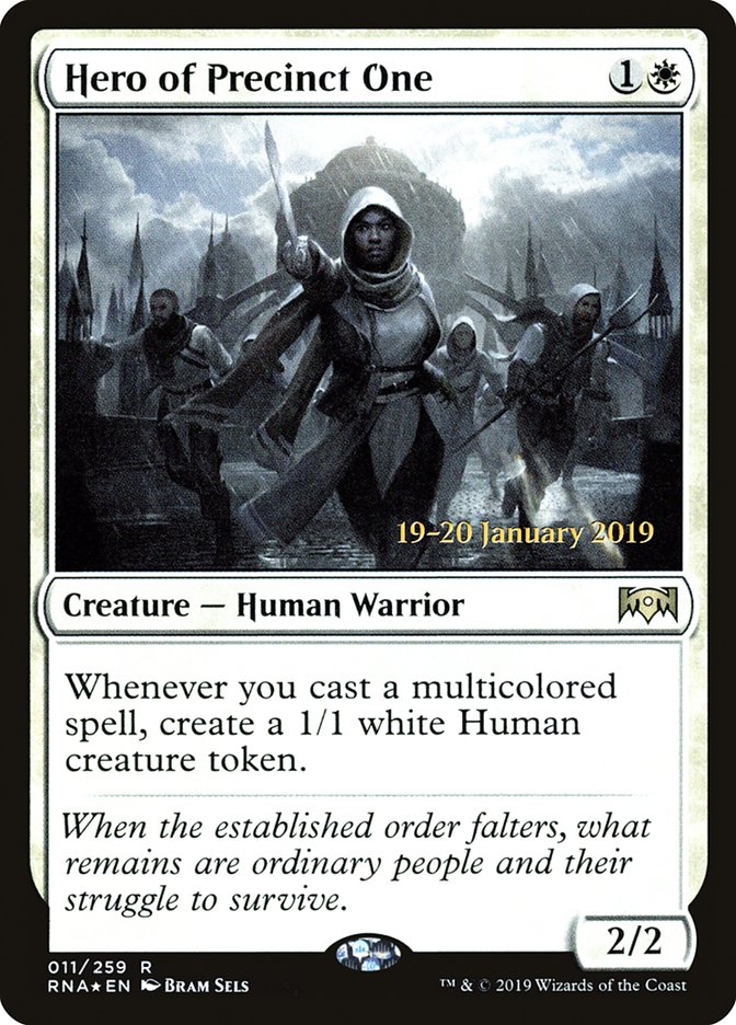 Hero of Precinct One [Ravnica Allegiance Prerelease Promos] | Good Games North