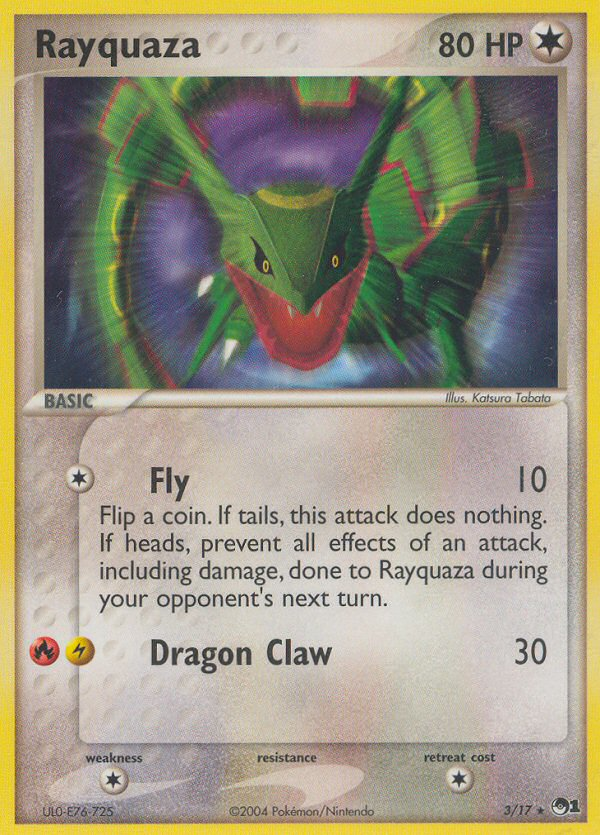 Rayquaza (3/17) [POP Series 1] | Good Games North