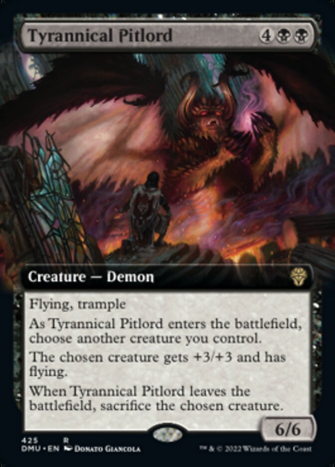 Tyrannical Pitlord (Extended Art) [Dominaria United] | Good Games North