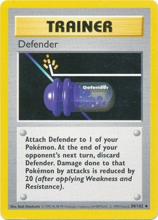 Defender (80/102) [Base Set Shadowless Unlimited] | Good Games North