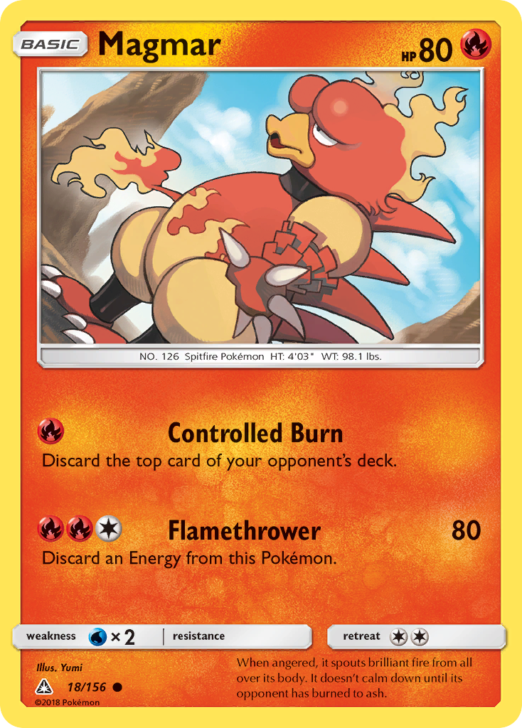 Magmar (18/156) [Sun & Moon: Ultra Prism] | Good Games North