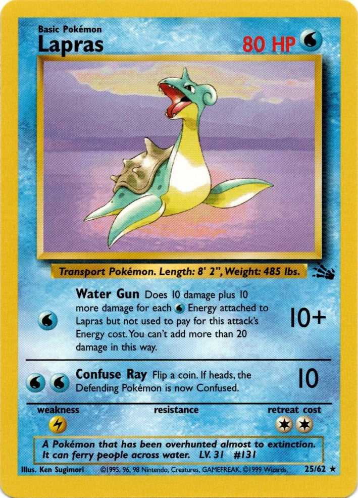 Lapras (25/62) [Fossil Unlimited] | Good Games North