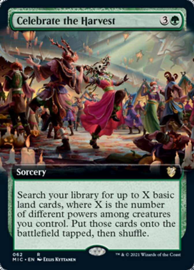Celebrate the Harvest (Extended) [Innistrad: Midnight Hunt Commander] | Good Games North