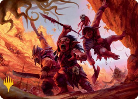 Goblin Art Card (Gold-Stamped Signature) [Dungeons & Dragons: Adventures in the Forgotten Realms Art Series] | Good Games North