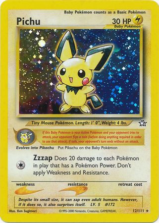 Pichu (12/111) [Neo Genesis Unlimited] | Good Games North