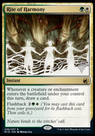 Rite of Harmony (Promo Pack) [Innistrad: Midnight Hunt Promos] | Good Games North