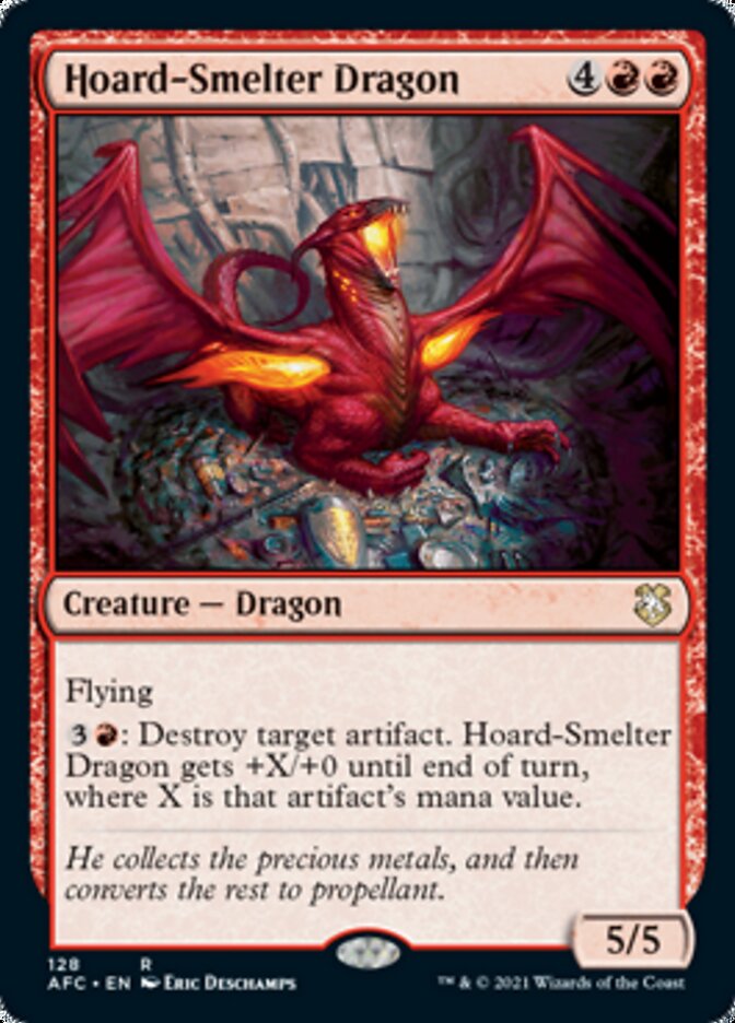 Hoard-Smelter Dragon [Dungeons & Dragons: Adventures in the Forgotten Realms Commander] | Good Games North