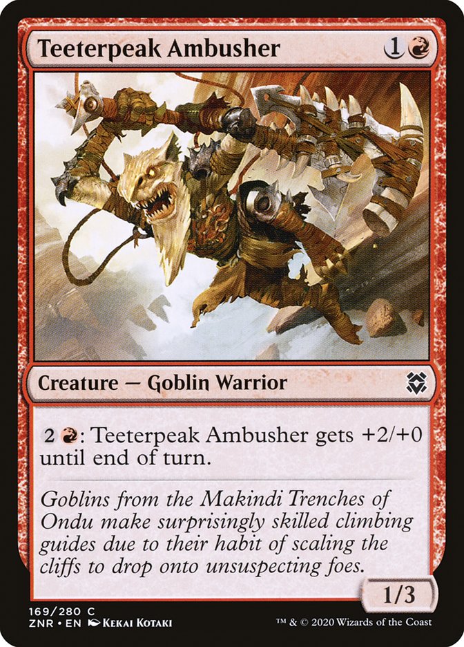 Teeterpeak Ambusher [Zendikar Rising] | Good Games North