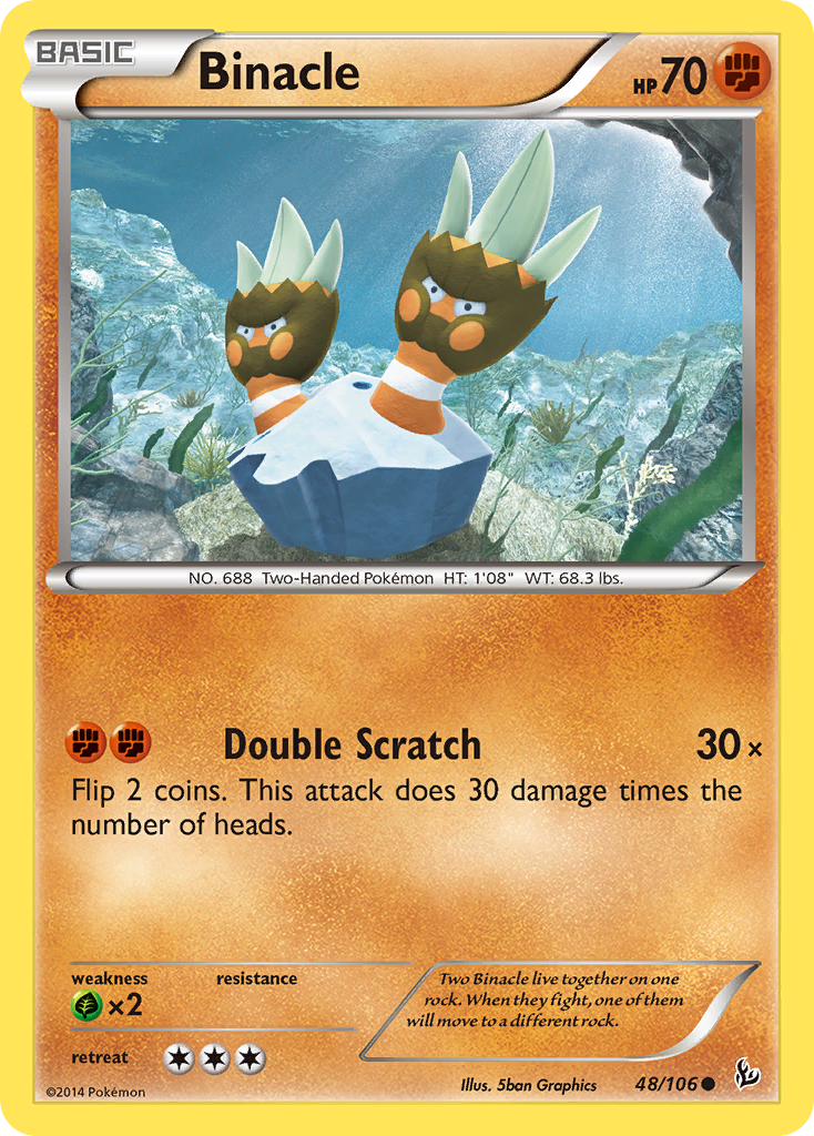 Binacle (48/106) [XY: Flashfire] | Good Games North