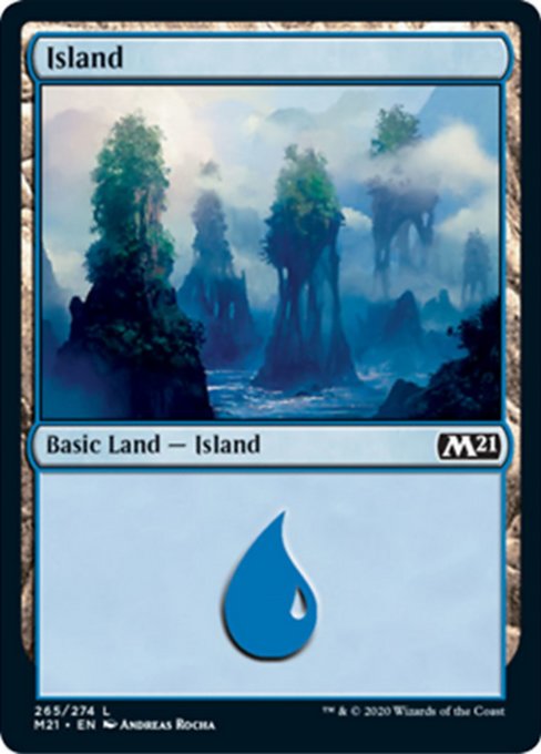 Island (265) [Core Set 2021] | Good Games North