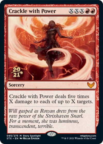 Crackle with Power [Strixhaven: School of Mages Prerelease Promos] | Good Games North